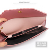 Women's PU Leather Stud Buckle Long Wallet | Multiple Color Options