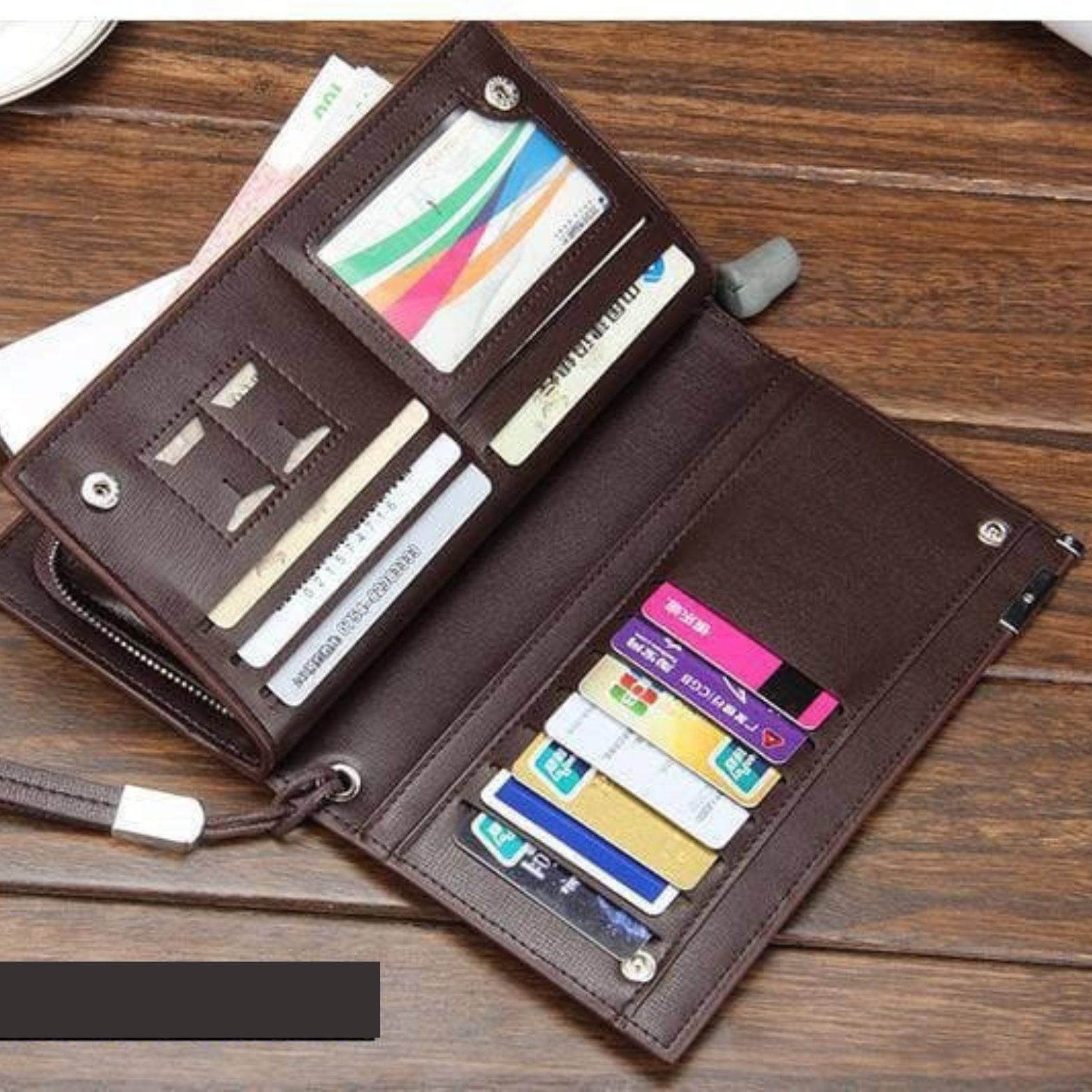 Women's Spacious PU Leather Wallet | Versatile Long Wallet