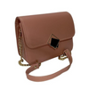 PU Leather Shoulder Bag | Zip Closure & Adjustable Strap