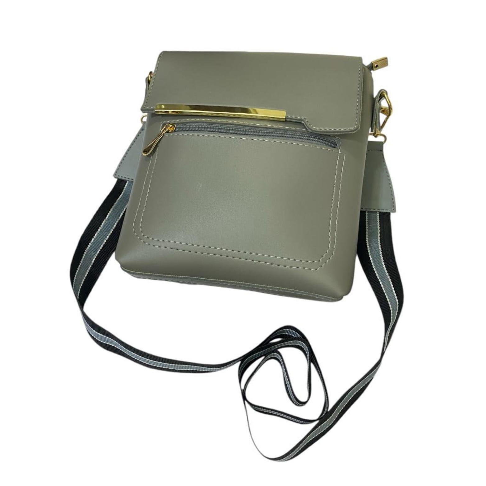 PU Leather Saddle Crossbody Bag | Minimalist Design for Girls