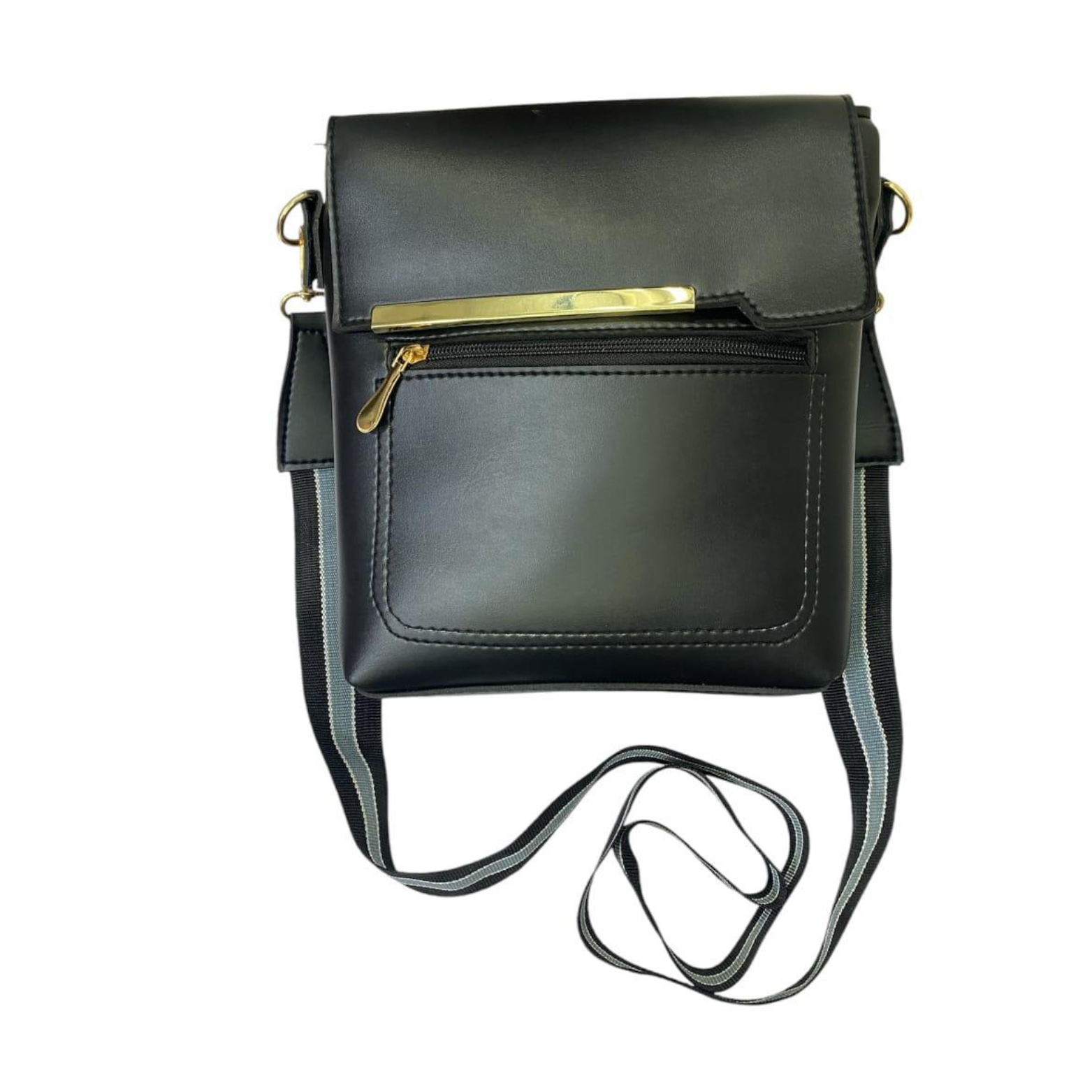 PU Leather Saddle Crossbody Bag | Minimalist Design for Girls