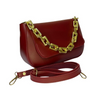 Girl's Saddle Crossbody Bag | Convertible PU Leather with Chic Chain